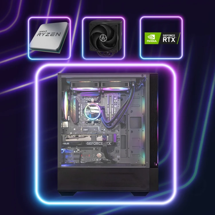 Specyfikacja komputera gamingowego Ryzen 9 RTX 5080 32 GB DDR4 2 TB M.2