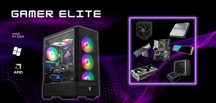 Komputer gamingowy RYZEN 9 RX 7900 XT 32 GB DDR4 2 TB M.2 - zdjęcie produktu 6