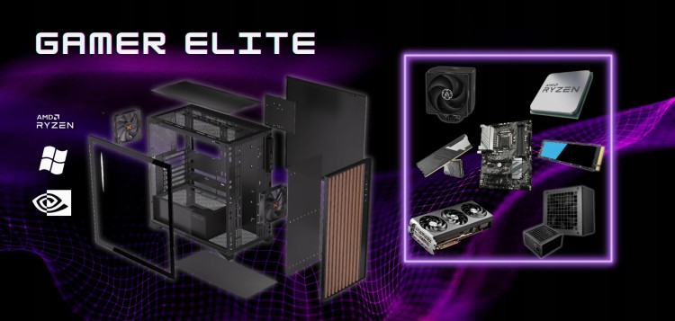 Komputer gamingowy RYZEN 9 RTX 5060 Ti (16 GB) 32 GB DDR4 2 TB M.2 - zdjęcie produktu 11