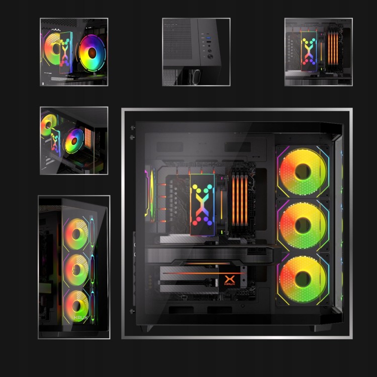 Komputer gamingowy RYZEN 7 7800X3D RTX 5070 Ti 32 GB DDR5 2 TB M.2 - zdjęcie produktu 4