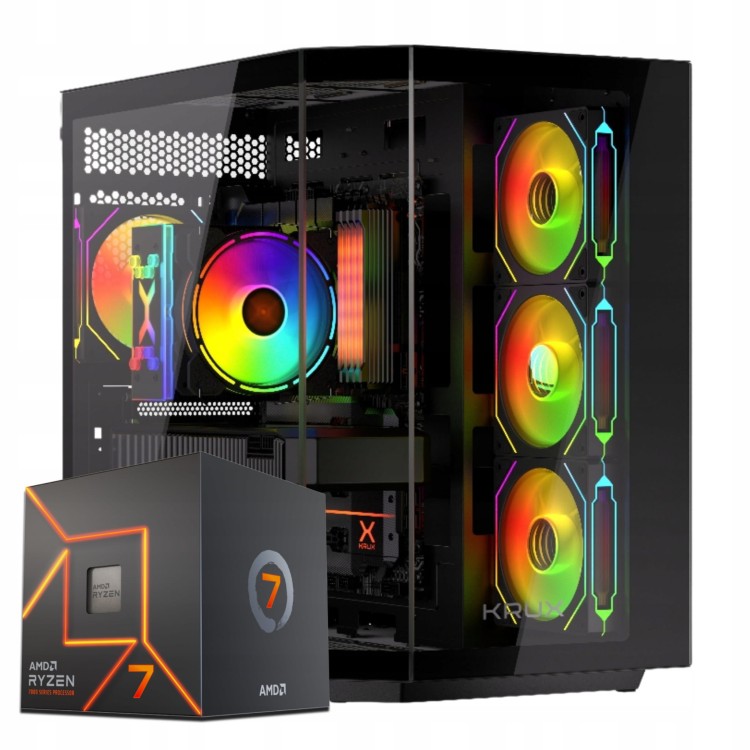 Komputer RYZEN 7 RTX 5070 32 GB 1 TB M.2 Gamingowy - widok główny