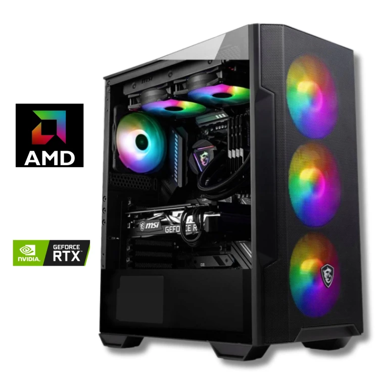Pelikan Light Ryzen 5 RTX 5060 16 GB 500 GB Simracing Komputer Gamingowy - widok główny