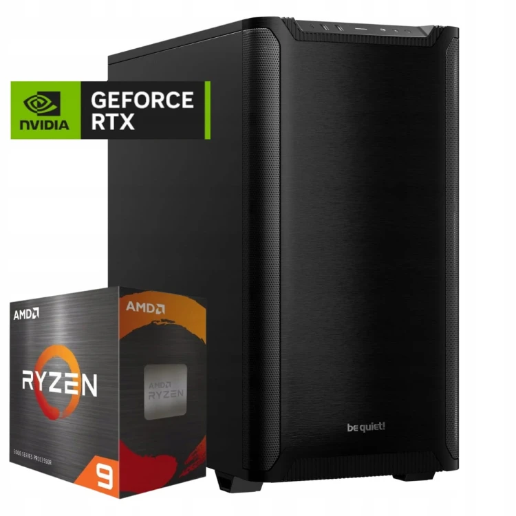 Komputer dla grafika RYZEN 9 RTX 5060 Ti 32 GB DDR4 2 TB M.2 - widok główny