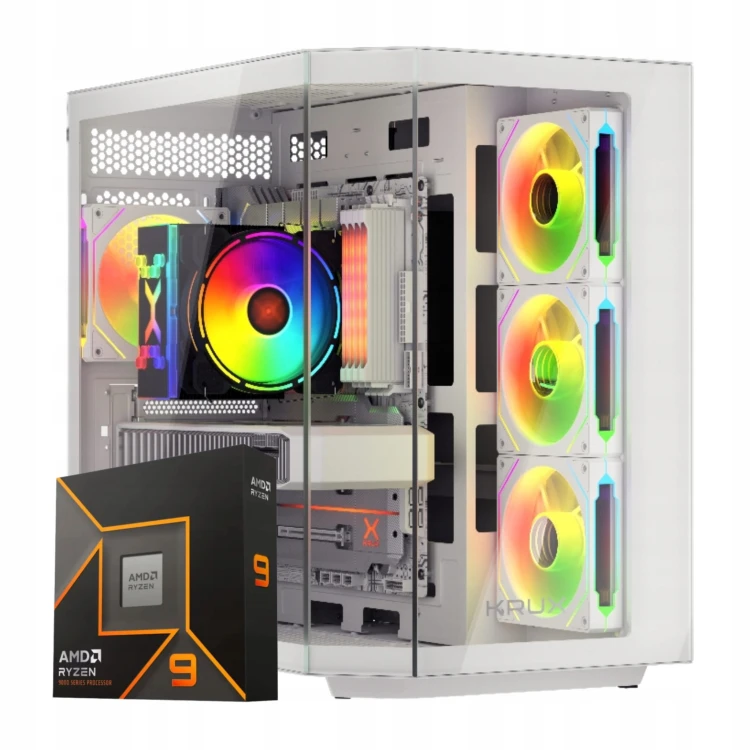 Komputer gamingowy RYZEN 9 RTX 5060 Ti 32 GB DDR4 2 TB M.2 - widok główny