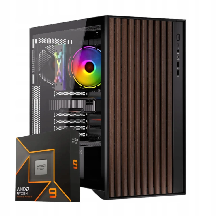 Komputer gamingowy RYZEN 9 RTX 5060 Ti 32 GB DDR4 2 TB M.2 - widok główny