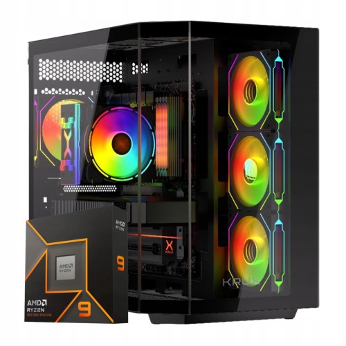Komputer gamingowy RYZEN 9 RTX 5060 Ti 32 GB DDR4 2 TB M.2 - widok główny