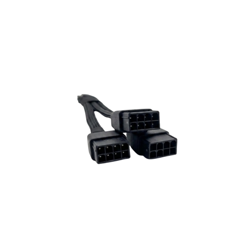 Kabel zasilający PCI-E 12-pin na 3× 8-pin GPU do karty graficznej - zdjęcie produktu 2