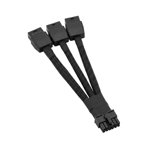 Kabel zasilający PCI-E 12-pin na 3× 8-pin GPU do karty graficznej - widok główny