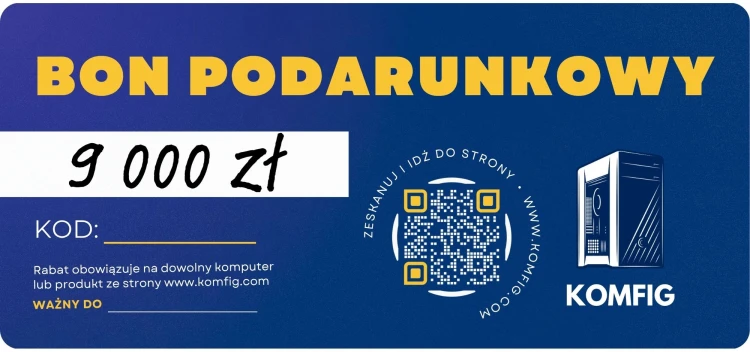 Bon podarunkowy 9000zł - widok główny