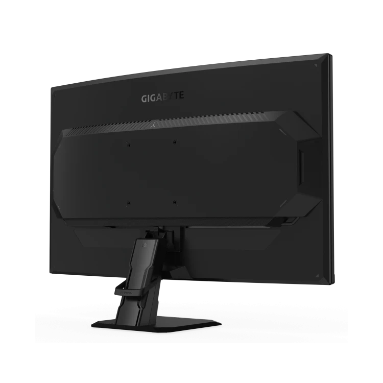 Monitor gamingowy gigabyte - widok z tyłu