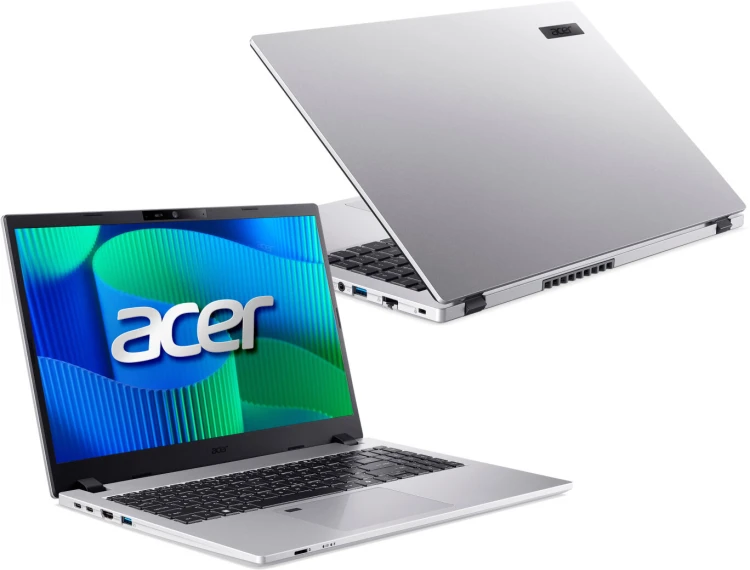 ACER TravelMate P2 widok z przodu i z tyłu