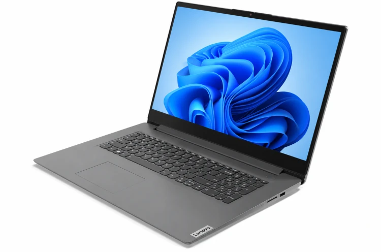 Lenovo V17 widok z boku pod kątem