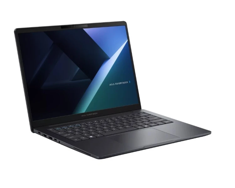 ASUS ExpertBook BM1 widok z boku pod kątem