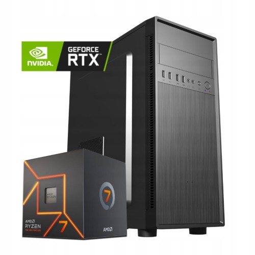 Komputer dla grafika RYZEN 7 RTX 4060 32 GB 1 TB M.2 - widok główny