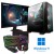Komputer I5 12400 RTX 3050 16 GB DDR4 500 GB M.2 SSD + Monitor Zestaw Gamingowy 4w1 - widok główny