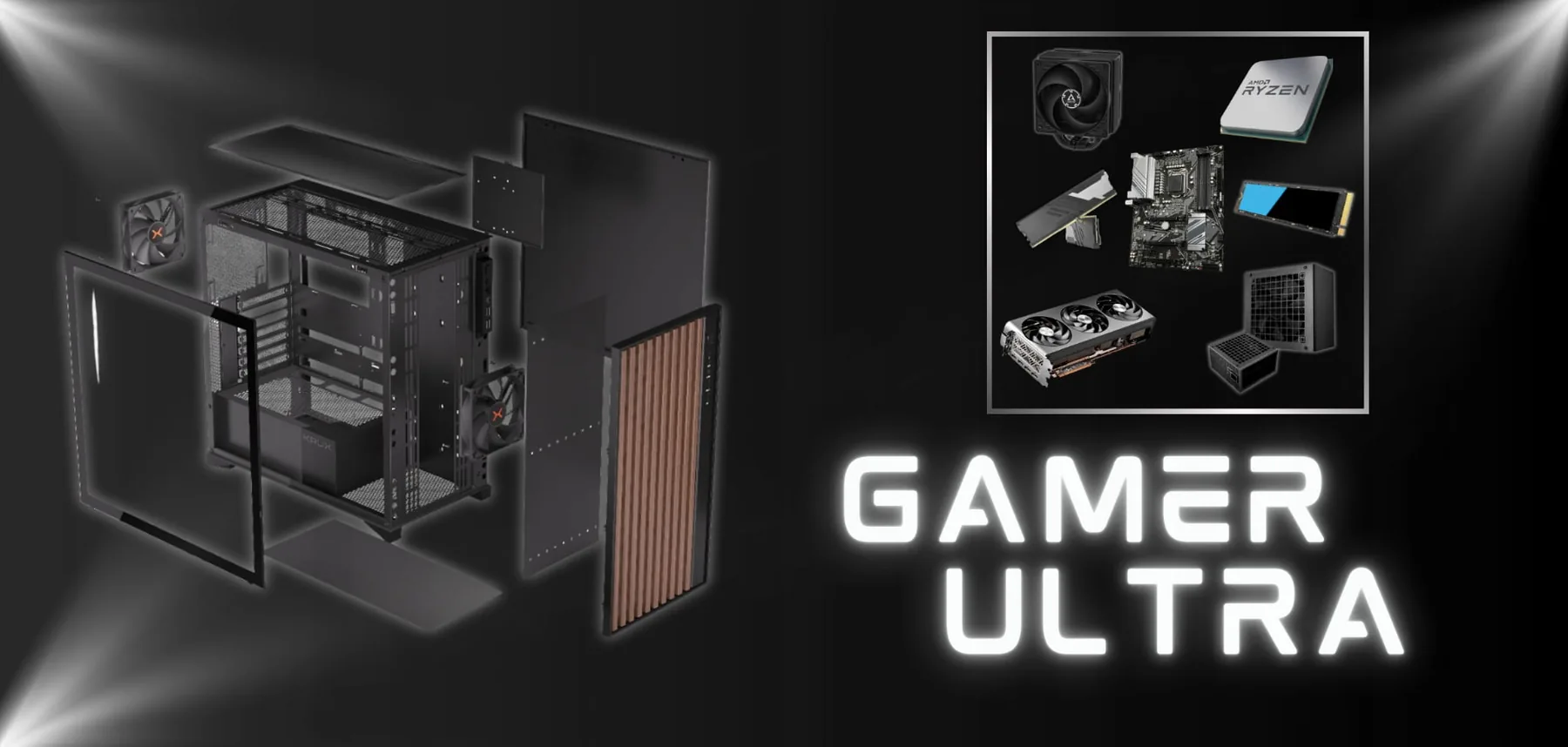 Komputer Gamingowy Ryzen 7 7800X3D RTX 5070Ti 32GB DDR5 2TB M2 Windows 11